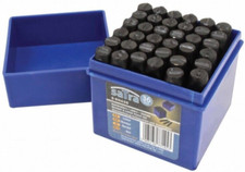 Schlagbuchstaben und Zahlen 8 mm 36-teilig A-Z  0-9 Prägestempel Stanzwerkzeug