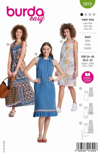 Schnittmuster sommerkleid mit - schnittmuster,