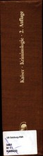 Kriminologie: Ein Lehrbuch