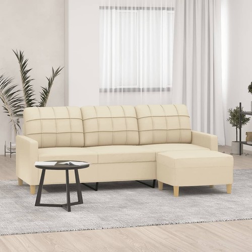 Sitzer sofa mit hocker couch - sofa,