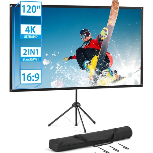 Beamer leinwand mit stativ 120 - beamer,