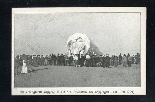 Zeppelin postkarte - zeppelin,