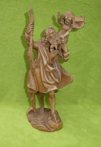 Alte holzfigur handgeschnitzt - alte,