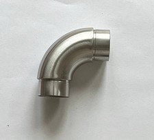 Edelstahl Eckbogen rund 90°