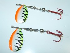 Masoca Firetigerspinner - ideal f. Hecht/Zander - 2 Stück - nie benutzt