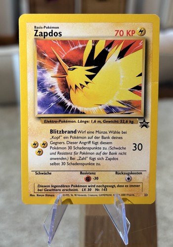 Pokémon tcg zapdos black - black, star