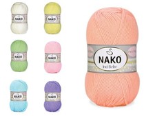NAKO INCI BEBE Premium Antipilling Babywolle Babygarn 100g 250m LL (Farbauswahl)