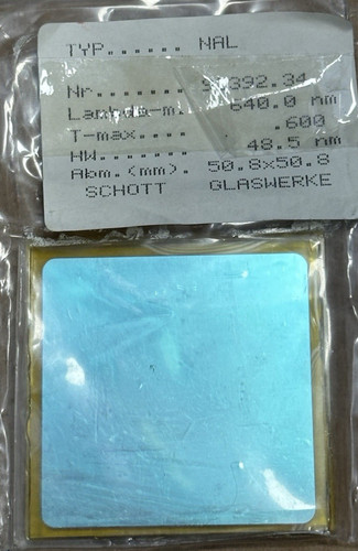 Schott bandpassfilter 640 - bandpassfilter,