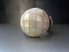 edler Knopfaufsatz - Perlmutt Mosaik - Auswahl -kompatibel m. Charlotte 21 