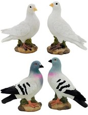 Tauben Paar  Dekofigur Taube Dekotaube Turteltauben Dekoration Gartendeko 24,5cm