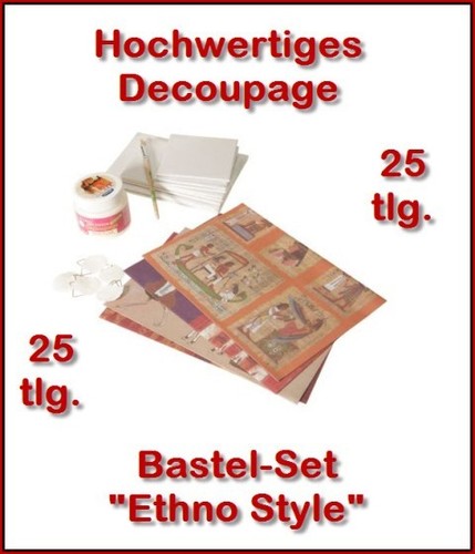 Decoupage bastel set - bastel-set, ethno