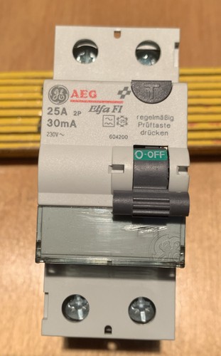 Schutzschalter aeg 25a 30ma - fi,