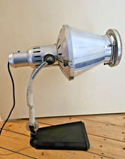 Original Hanau Sollux Schreibtisch Büro Arzt Lampe True Vintage Steam Punk 