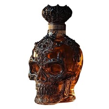 Totenkopf-Whisky-Flaschen-Skel