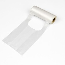 Knotenbeutel Einkaufstüten für Obst & Gemüse, 22+13x48cm, 4000 Stück im Karton