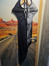 Edeles Abendkleid Lieblein DESIGN Mode  schwarz -silbern