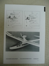 Stückliste + Bohrschablone  Motoraufsatz HI-FLY/AMIGO