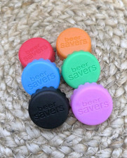 Silikon Flaschenverschluss elastische Kronkorken Beer Saver 6 Stk. Bier Deckel