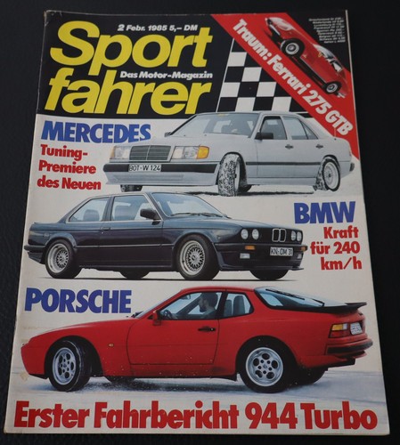 Sportfahrer 1985 porsche - porsche, 944