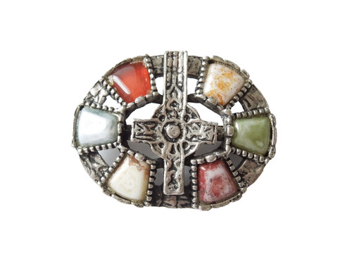 Brosche keltischer stil kreuz - keltischer,