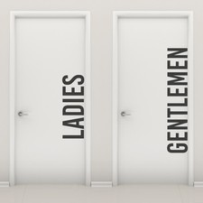  Wandtattoo "WC - Ladies &