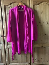 Long Kimono Bademantel - Größe M - Pink