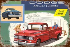 Blechschild DODGE 30 x 20 cm