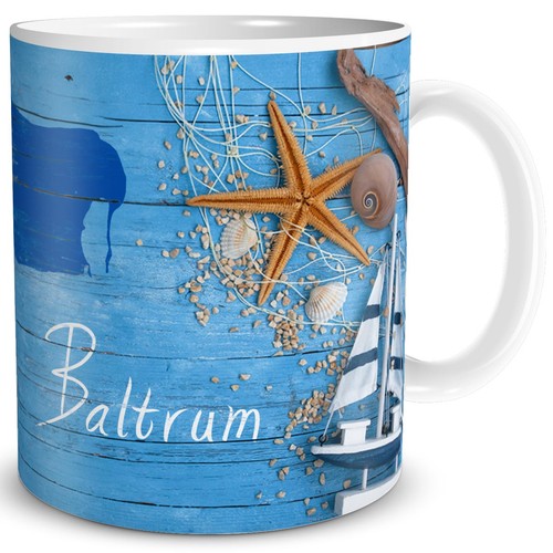 Kaffee tasse nordsee insel - kaffee,