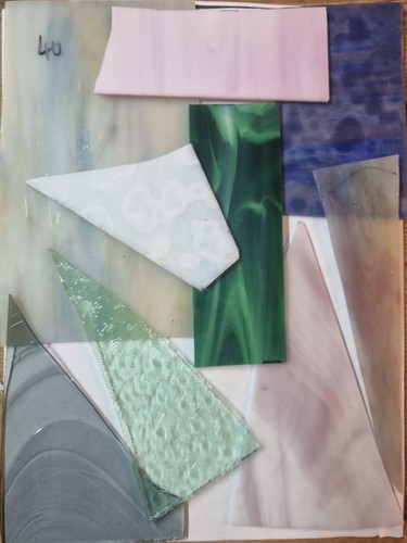 Tiffany glas abschnitte - glas,