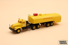 USM Models KrAZ-258B mit TZ-22 Tank Trailer gelb limitierte Serie 1:87 /US55