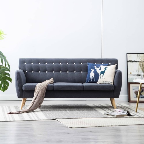 Sofa 3er stoff polstersofa - sofa,