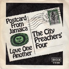 The City Preachers' Four* - Postcard From Jamaica 7" Single Schallplatte 65773