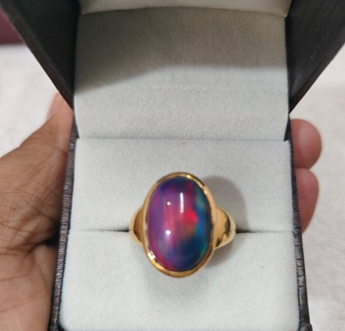 14k gelbgold herrenring - 14k,