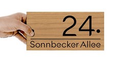 Personalisiertes Türschild