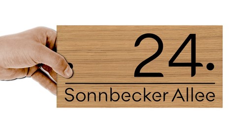 Personalisiertes türschild - personalisiertes,