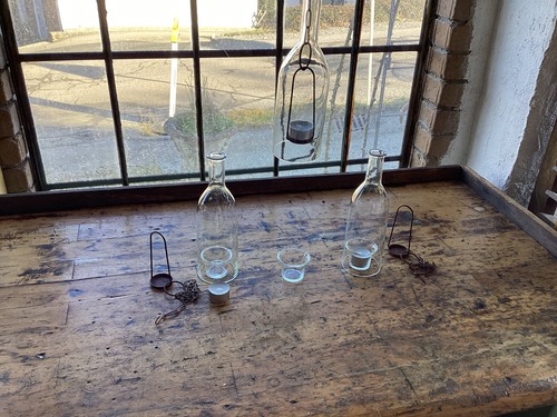 1von3 teelichtflasche bottle - ,
