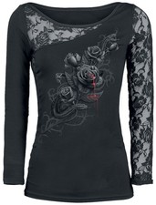 Spiral Langarmshirt Damen
