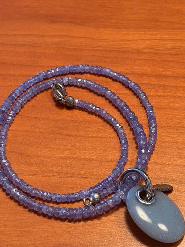 Schönes tansanit collier - tansanit,