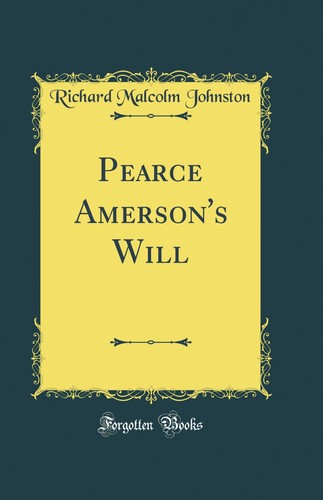 Pearce amerson will classic - will, (classic