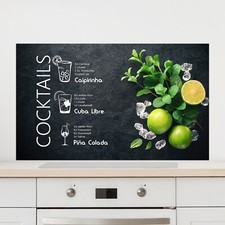 Spritzschutz Küche Glas Herd