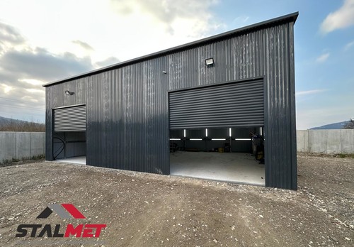 Blechgarage 12x6x4m blechhalle - blechgarage,