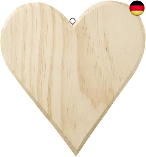 Holz herz 19 5 cm - ca., 21