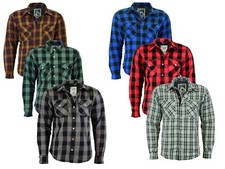 Motorrad Biker Holzfäller Hemd Shirt mit Aramid Herren Motorrad Aramid Hemd Neu 