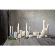 LED Pillar Candle Flame Flow -