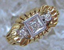 017 ct ♦️ Brillanten Ring aus 14kt 585 Gold mit Brillant Diamant Diamond 4473