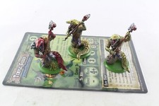 Shadows Of Brimstone Valley Serpent Kings Temple Guard Serpentmen x 3 bemalt