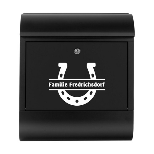 Briefkastenaufkleber hufeisen - briefkastenaufkleber,