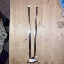 Handtuchhalter, 2-armig, hochglanz-verchromt, leichte Ausführung Nostalgie