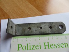 Massiver Wandhaken 130mm/30mm lang - 28mm breit 4/1 Bohrung Regalbefestigung