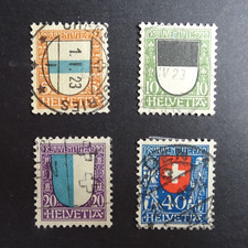 Schweiz MiNr. 175-78 gestempelt - Pro Juventute 1922